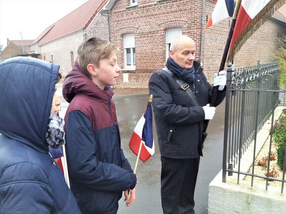 Lundi 11 novembre 2019, Commémoration de l'armistice à Haynecourt