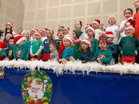 Mardi 17 décembre 2019, Arbre de Noël des classes du R.P.I.d'Haynecourt-Sancourt-Blécourt