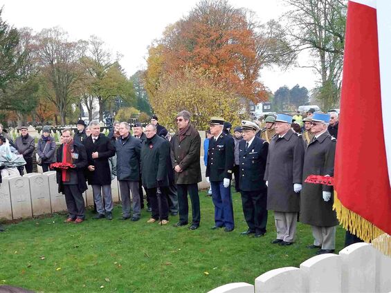2017.11.20. Commémoration au cimetière allemand à Cambrai
