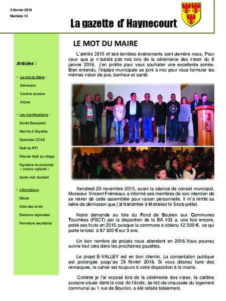 Gazette n°14