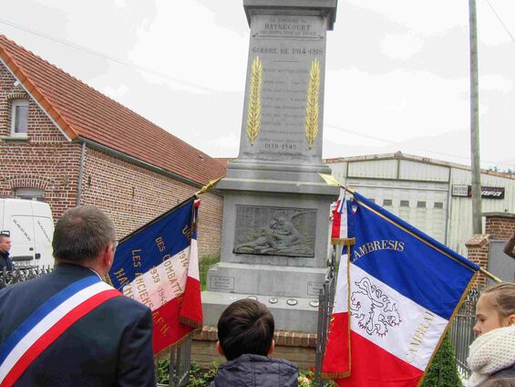 Lundi 8 mai 2017, commémoration à Haynecourt