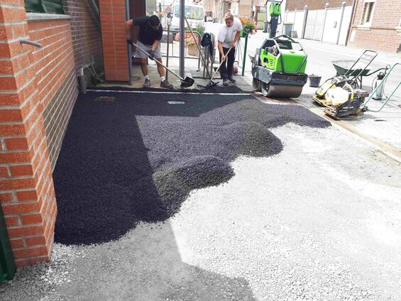 Travaux à l'école d'Haynecourt, juillet 2017