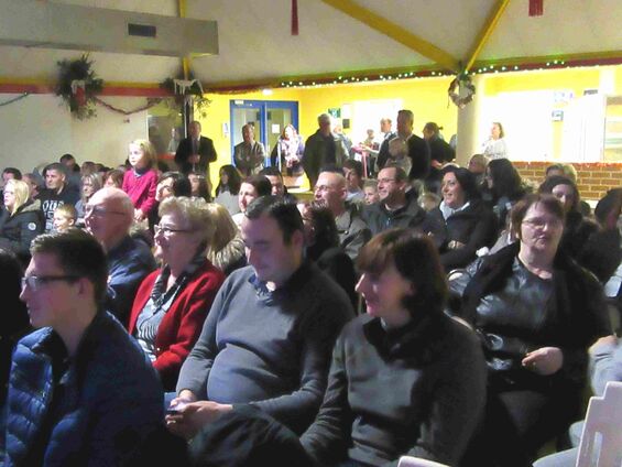 Mercredi 21 décembre 2016, l'arbre de Noël à Haynecourt