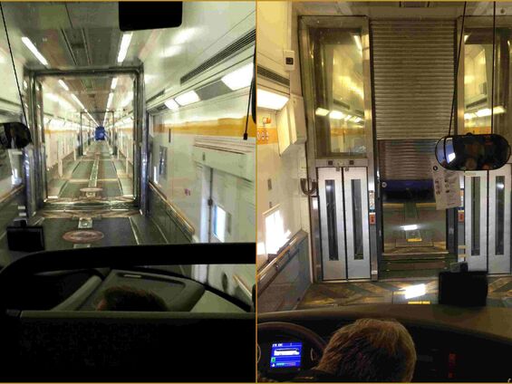 Dans l'Eurotunnel ...