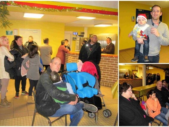 Mercredi 21 décembre 2016, l'arbre de Noël à Haynecourt
