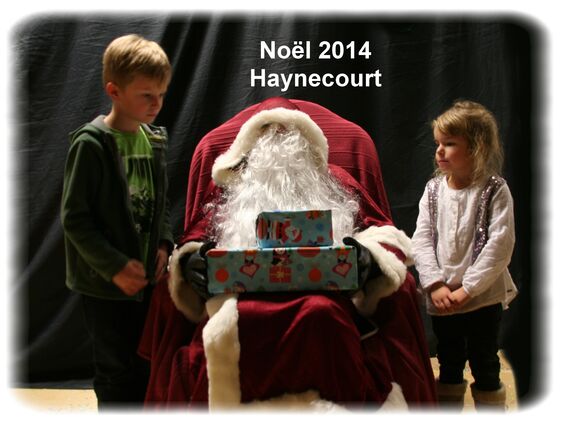Vendredi 19 décembre 2014, Fête de Noël à Haynecourt