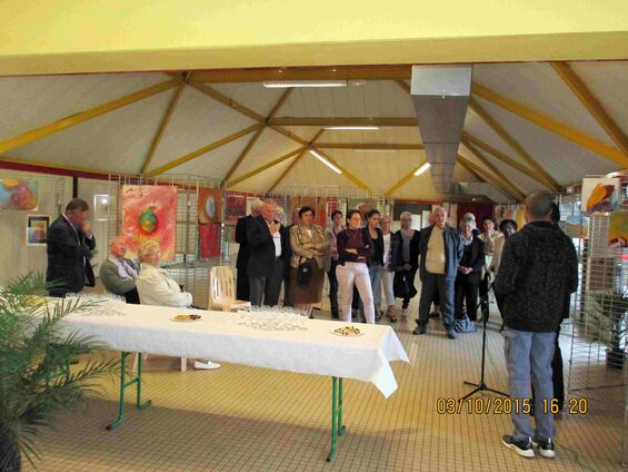 Vendredi 3 octobre 2015, Exposition de Daniel Tissot à Haynecourt