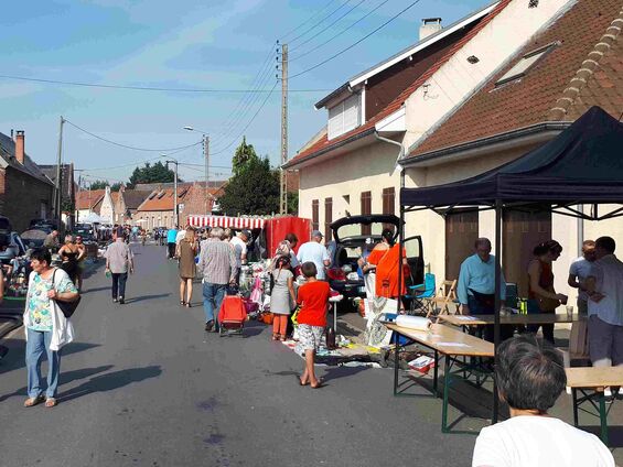 Samedi 7 juillet 2018, la brocante à Haynecourt