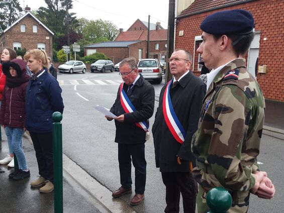 Mercredi 8 mai 2019, Commémoration de l'armistice