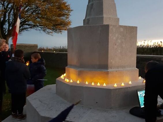 Samedi 10 novembre 2018, Veillée de commémoration de l'armistice à Haynecourt