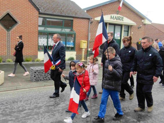 Lundi 8 mai 2017, commémoration à Haynecourt