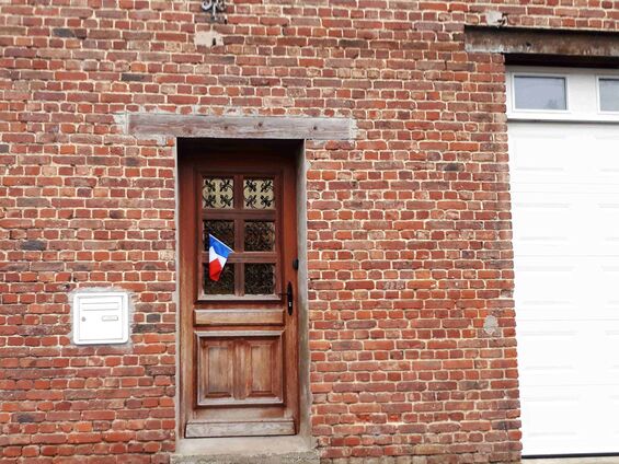 Samedi 10 et dimanche 11 novembre 2018, Un drapeau sur chaque maison à Haynecourt