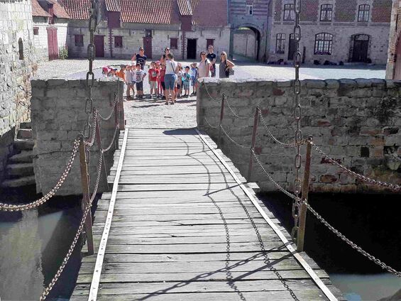 Lundi 2 juillet 2018, Sortie du RPI au château d'Olhain