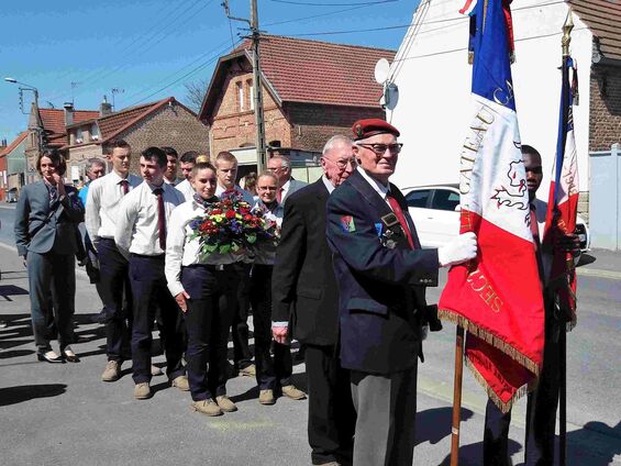 Mardi 8 mai 2018, Commémoration de l'armistice à Haynecourt