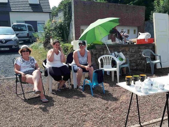 Samedi 7 juillet 2018, la brocante à Haynecourt