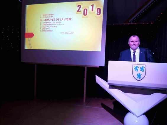 Vendredi 4 janvier 2019, Soirée des vœux au maire à Haynecourt