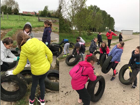 Jeudi 25 avril 2019, Dans le cadre du CLEA, nos élèves du R.P.I rencontrent Stéphane Billot à Haynecourt
