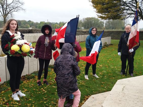 Lundi 11 novembre 2019, Commémoration de l'armistice à Haynecourt