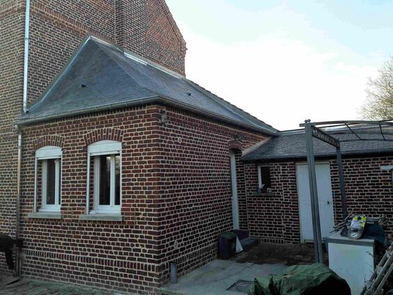 Travaux sur l'ancien presbytère, novembre 2016