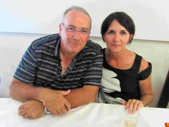 Dimanche 8 juillet 2018, Ducasse à Haynecourt ... Frank et Corinne Delevaque, Présidente du Comité des Fêtes d'Epinoy