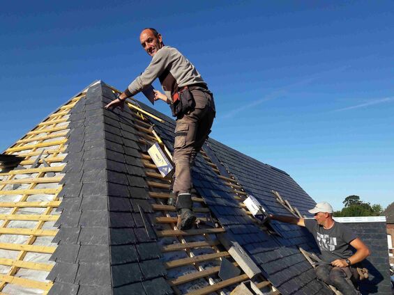 Travaux sur la maison au 1 rue de Bourlon à Haynecourt en 2016