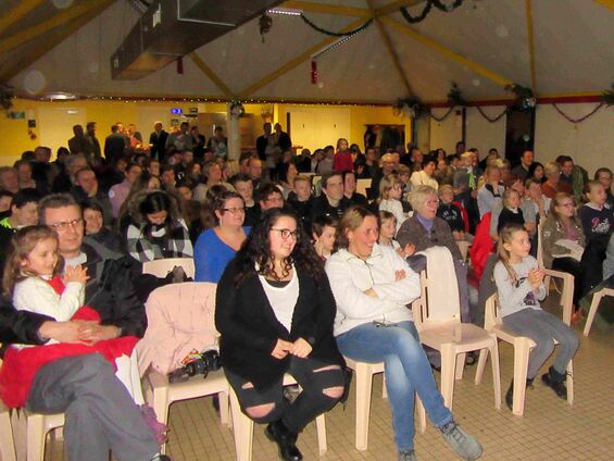 Mercredi 21 décembre 2016, l'arbre de Noël à Haynecourt