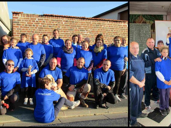 Les marcheurs d'Haynecourt à la Blécourtoise de 2015