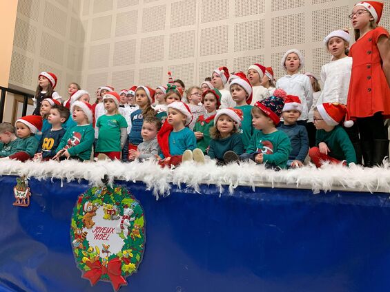 Mardi 17 décembre 2019, Arbre de Noël des classes du R.P.I.d'Haynecourt-Sancourt-Blécourt