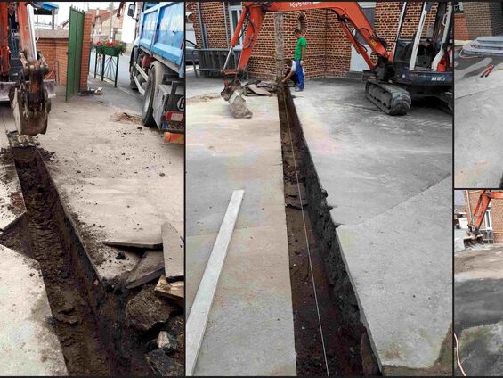 Travaux à l'école d'Haynecourt, juillet 2017