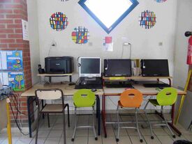 Coin informatique de l'école maternelle d'Haynecourt