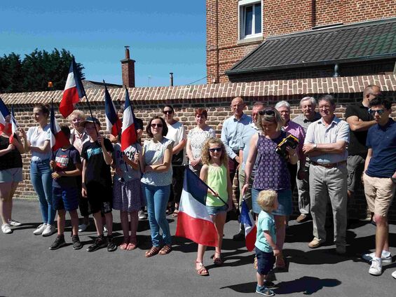 Mardi 8 mai 2018, Commémoration de l'armistice à Haynecourt