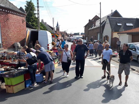 Samedi 8 juillet 2017, Brocante à Haynecourt
