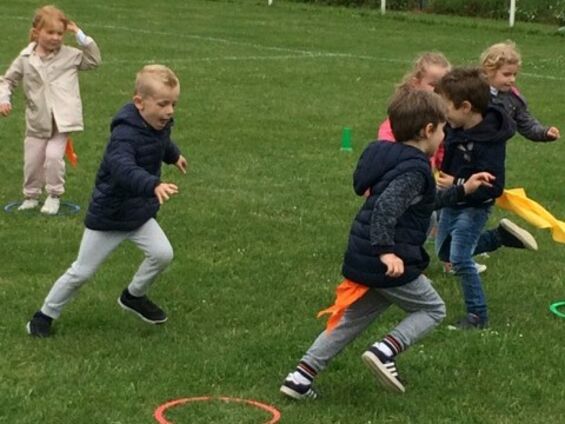 Lundi 3 juin 2019, Rencontres sportives pour les maternelles avec l'USEP à Cambrai