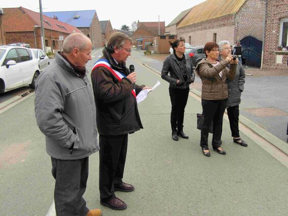 Mercredi 11 novembre 2015, Commémoration de l'armistice à Haynecourt
