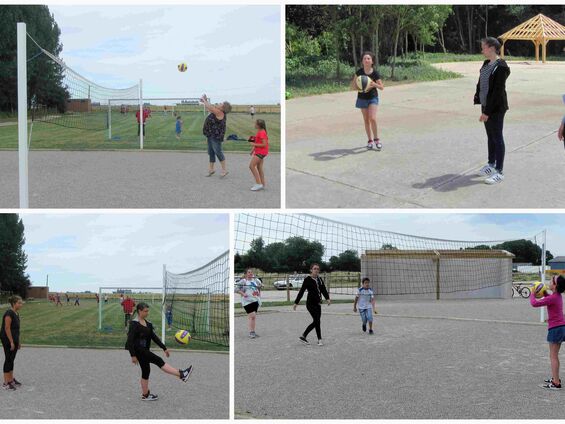 Vendredi 14 juillet 2017, Jeux sur le terrain omnisports d'Haynecourt