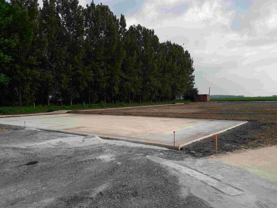 Création du terrain omnisports d'Haynecourt en 2016