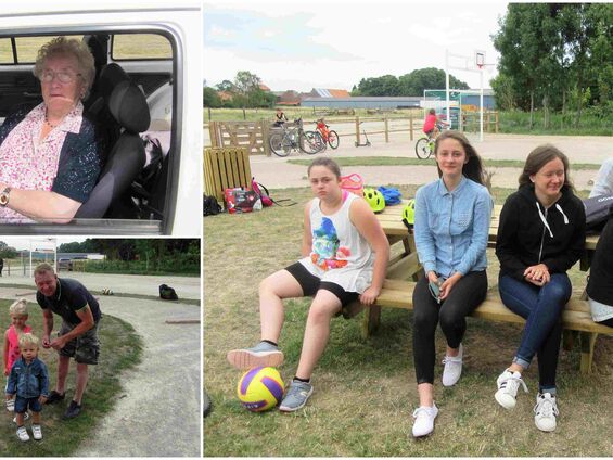 Vendredi 14 juillet 2017, Jeux sur le terrain omnisports d'Haynecourt