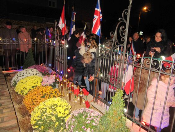 Samedi 10 novembre 2018, Veillée de commémoration de l'armistice à Haynecourt