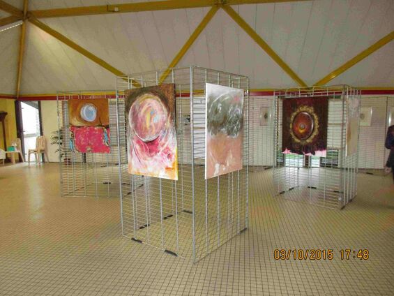 Vendredi 3 octobre 2015, Exposition de Daniel Tissot à Haynecourt