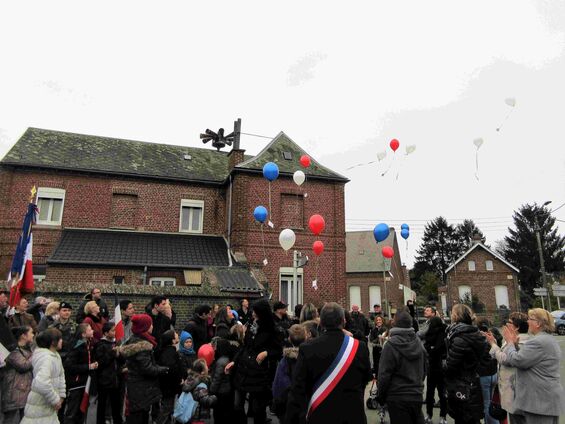 Mercredi 11 novembre 2015, Commémoration de l'armistice à Haynecourt