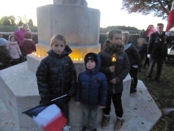 Samedi 10 novembre 2018, Veillée de commémoration de l'armistice à Haynecourt