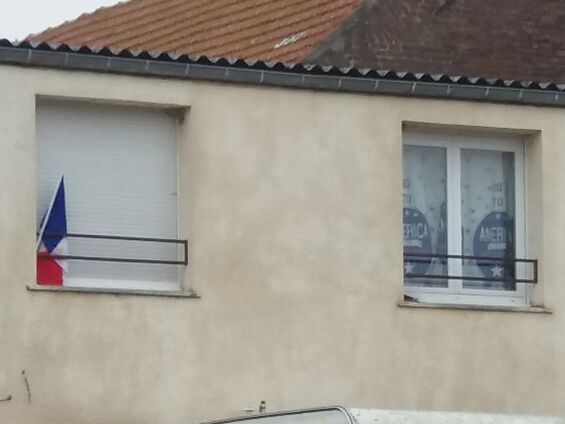 Samedi 10 et dimanche 11 novembre 2018, Un drapeau sur chaque maison à Haynecourt