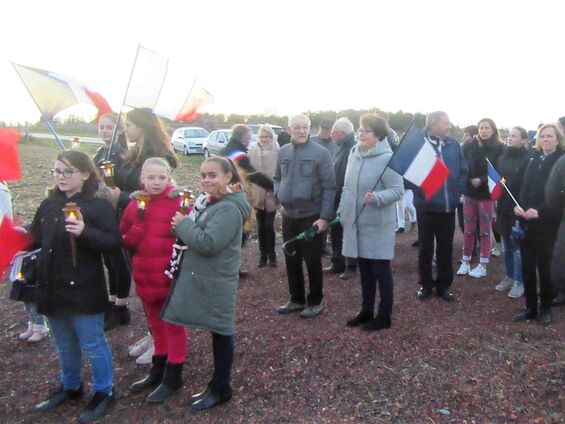 Samedi 10 novembre 2018, Veillée de commémoration de l'armistice à Haynecourt