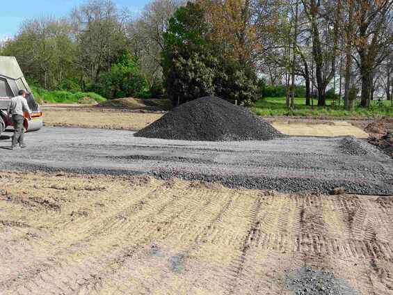 Création du terrain omnisports d'Haynecourt en 2016