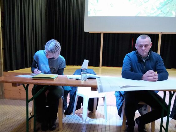Jeudi 6 décembre 2018, Réunion publique à Haynecourt
