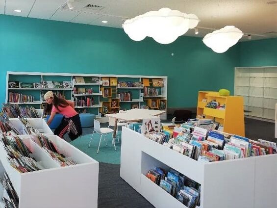 Vendredi 21 juin 2019, Visite de la nouvelle médiathèque de Cambrai : le Labo Culturel par les élèves de la classe des CM1-CM2 du R.P.I. Haynecourt-Sancourt-Blécourt