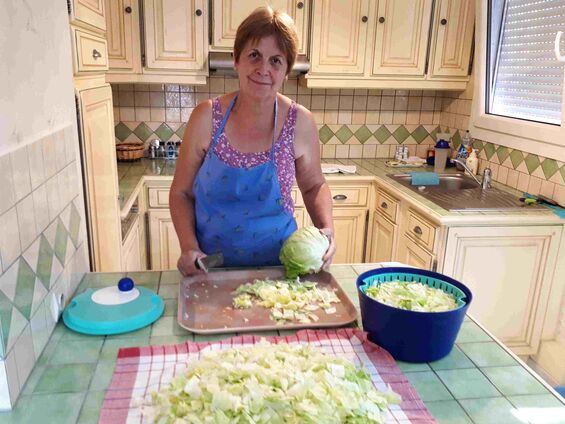 Dimanche 8 juillet 2018, Ducasse à Haynecourt ... Merci à Isabelle pour la préparation de la salade