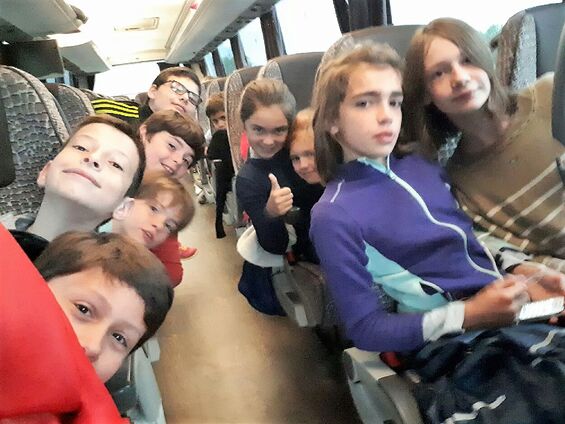 Chouette, nous voilà partis pour l'Angleterre ...