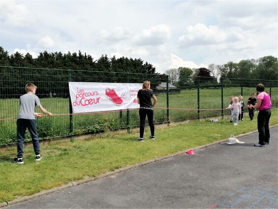 Mardi 21 mai 2019, Parcours du cœur scolaire