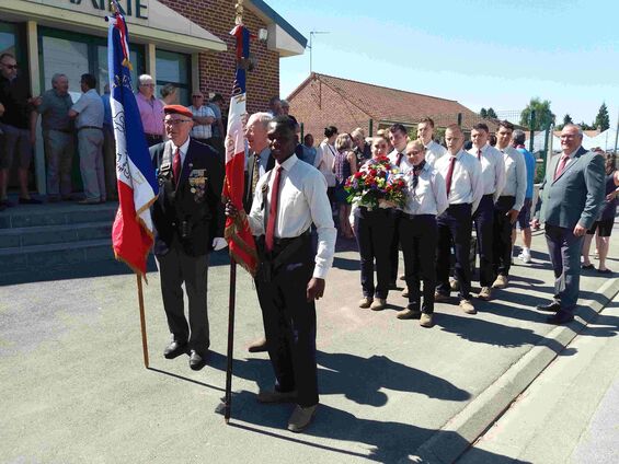 Mardi 8 mai 2018, Commémoration de l'armistice à Haynecourt